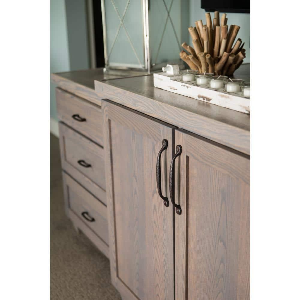 Refined Rustic Kitchen Cabinet Handles, Solid Core Drawer Pulls for Cabinet Doors