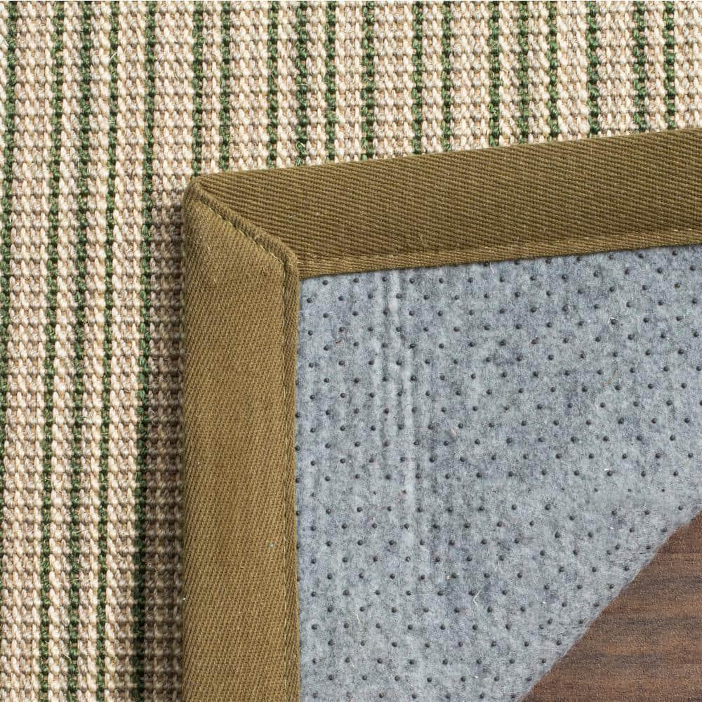 Natural Fiber NF442 Power Loomed Indoor Accent Rug - Green/Green - 3'x5' - Safavieh.