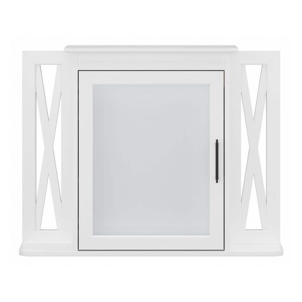 32''W Surface Framed Medicine Cabinet with Mirror