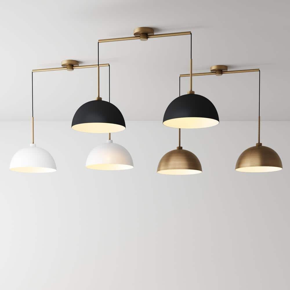 Corbo 2 - Light Kitchen Island Dome Pendant 2-Pack Kitchen Island Drum Pendant Light
