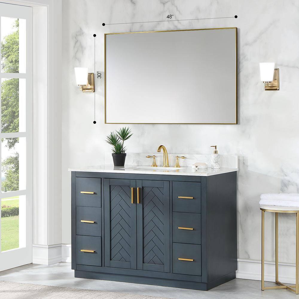 Altair Metal Flat Wall Mirror