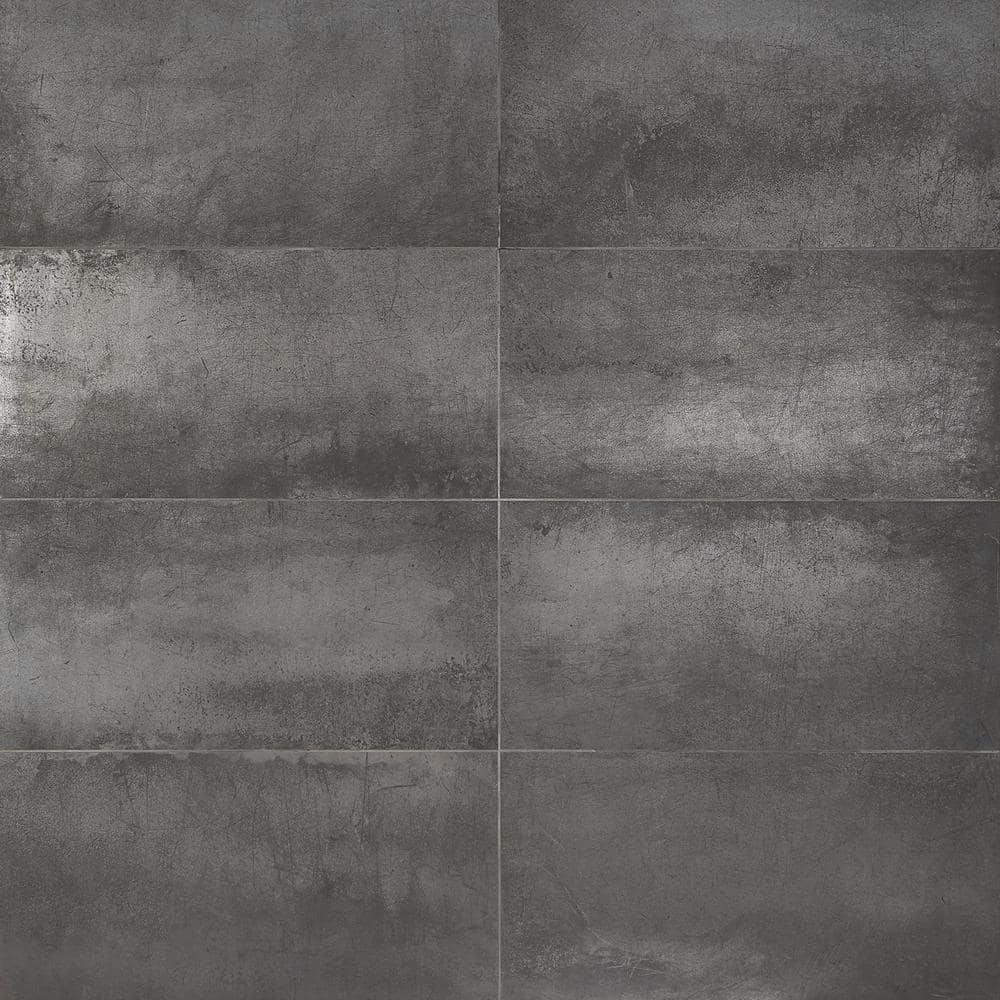 Bond Tile Fuse 12" x 24" Porcelain Metallic Look Wall & Floor Tile (13.56 sq. ft./ box)