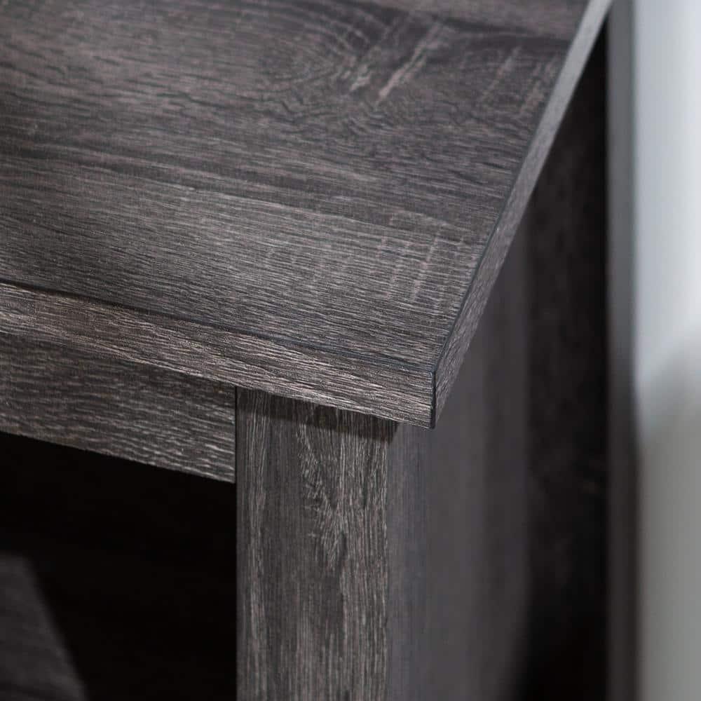 Walker Edison Open Storage TV Stand for TVs up to 65", Charcoal