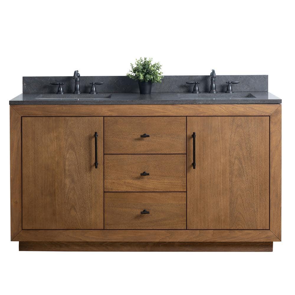 60" Double Bathroom Vanity Set with Top