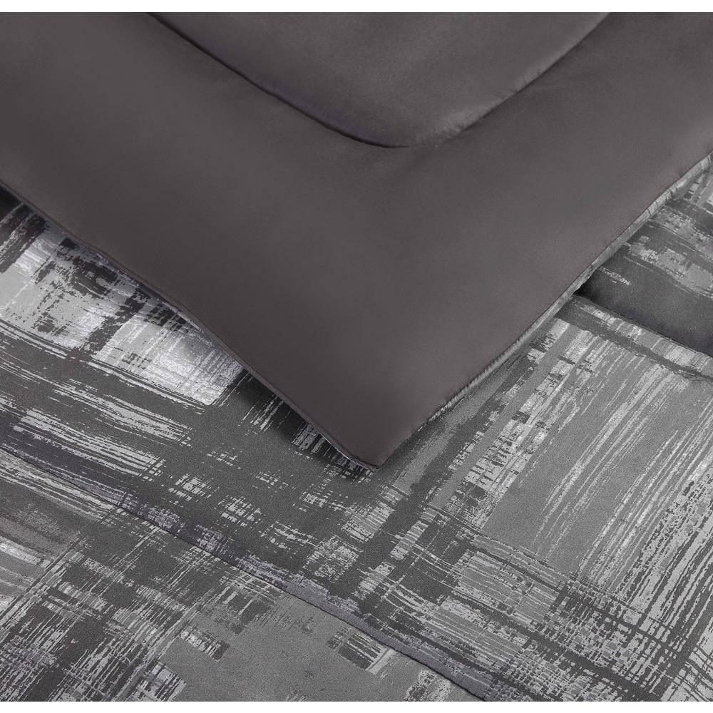 Style 212 Camden Modern & Contemporary Box Stitch Plaid Comforter Set