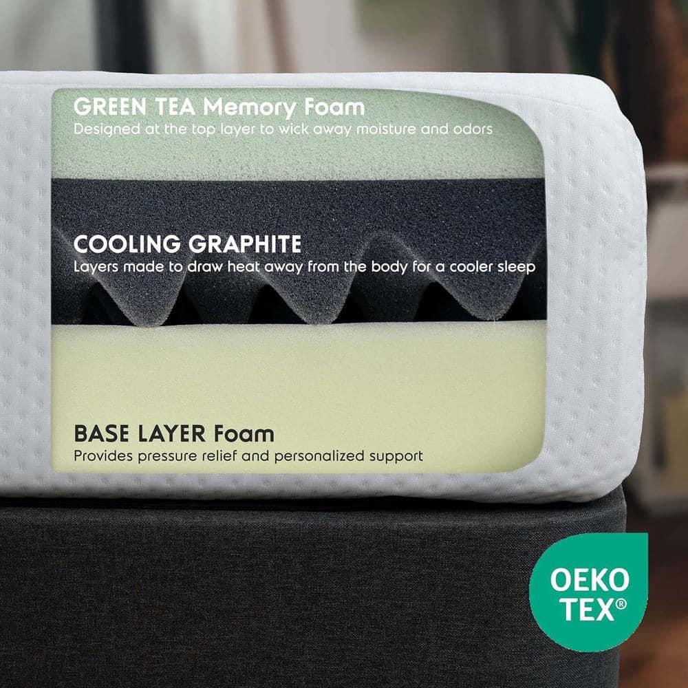Nestl Nestl Green Tea Cooling Memory Foam Mattress
