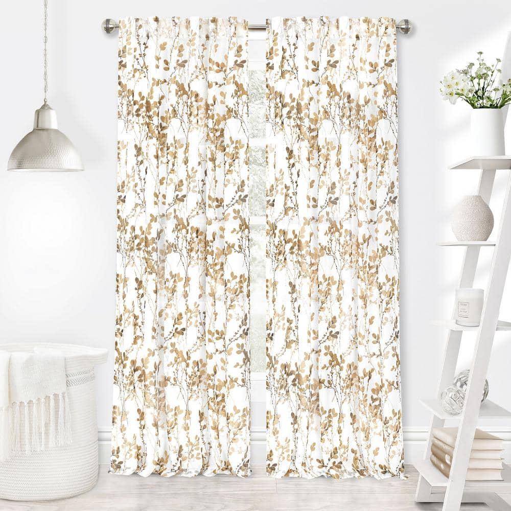 Molineux Polyester Semi Sheer Curtain Panel