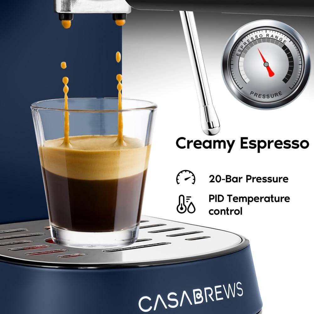 CASABREWS CASABREWS CM5418 20 Bar Espresso Machine Coffee Maker W/ Powerful Steam Wand Stainless Steel