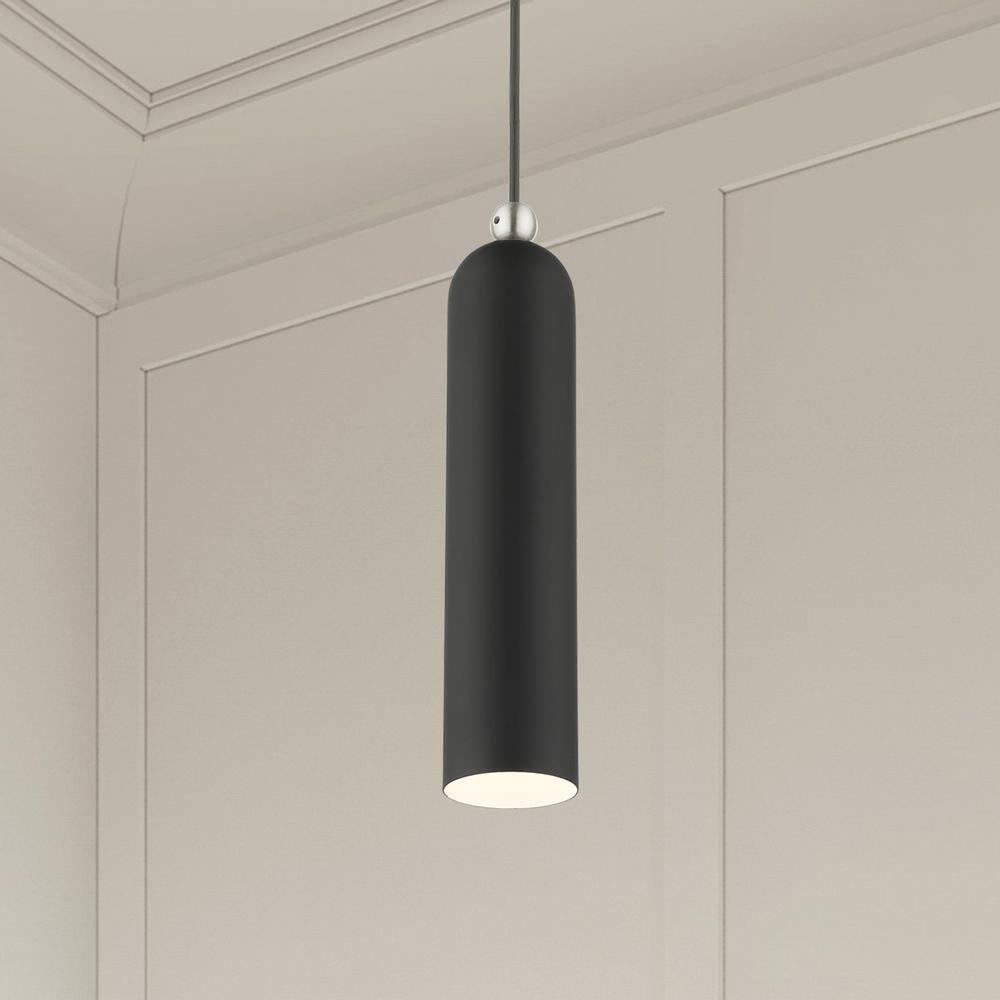 Livex Lighting Ardmore 1 - Light Pendant in  Black