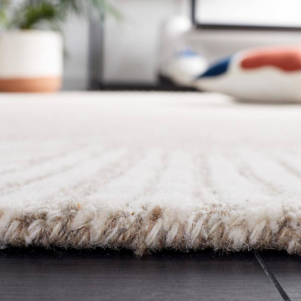 Abstract ABT478 Hand Tufted Area Rug - Natural/Ivory - 3'x5' - Safavieh .