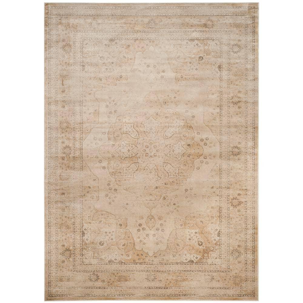 Vintage VTG158 Power Loomed Indoor Area Rug - Creme - 8'x10' - Safavieh.