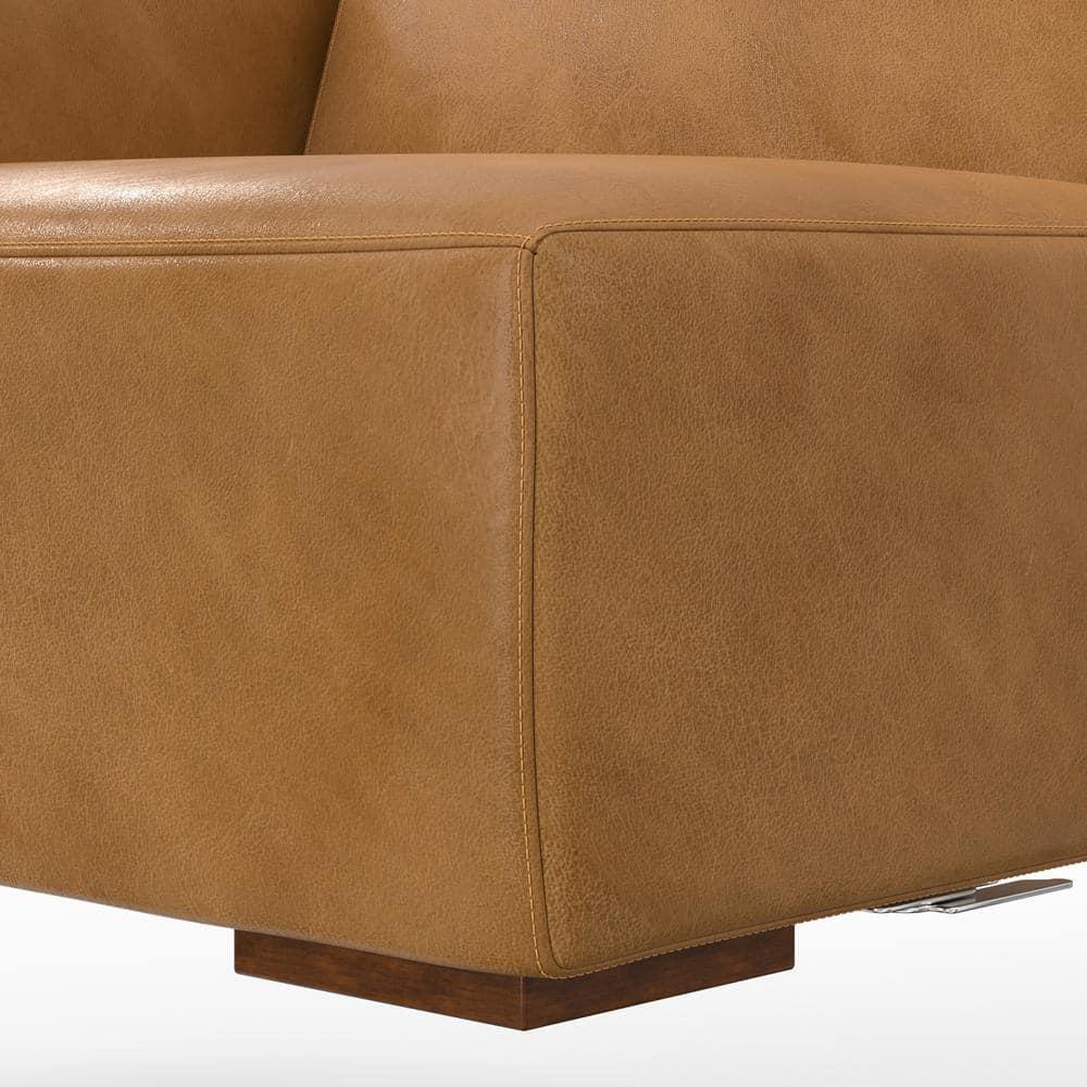 Rex Genuine Leather Left Arm Chair