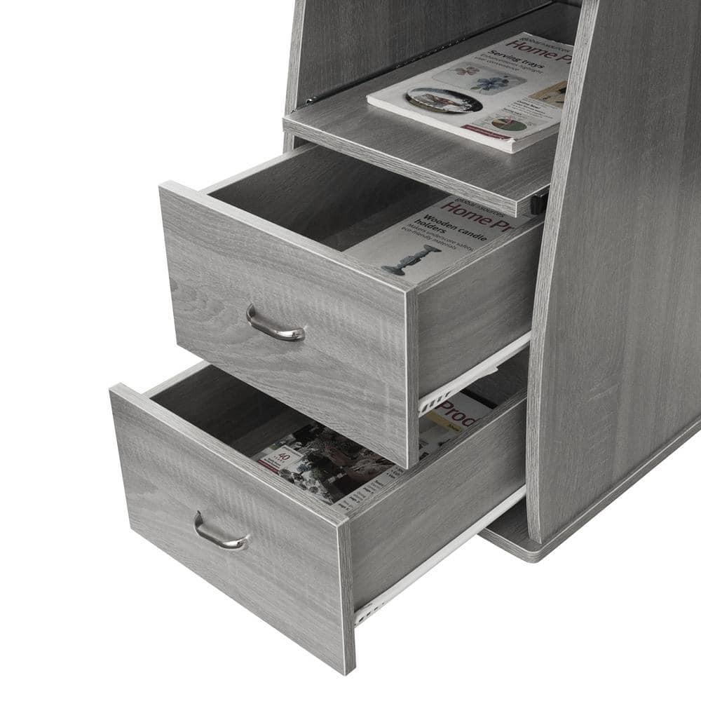 Hokku Designs Techni Mobili Complete Computer Workstation Desk With Storage