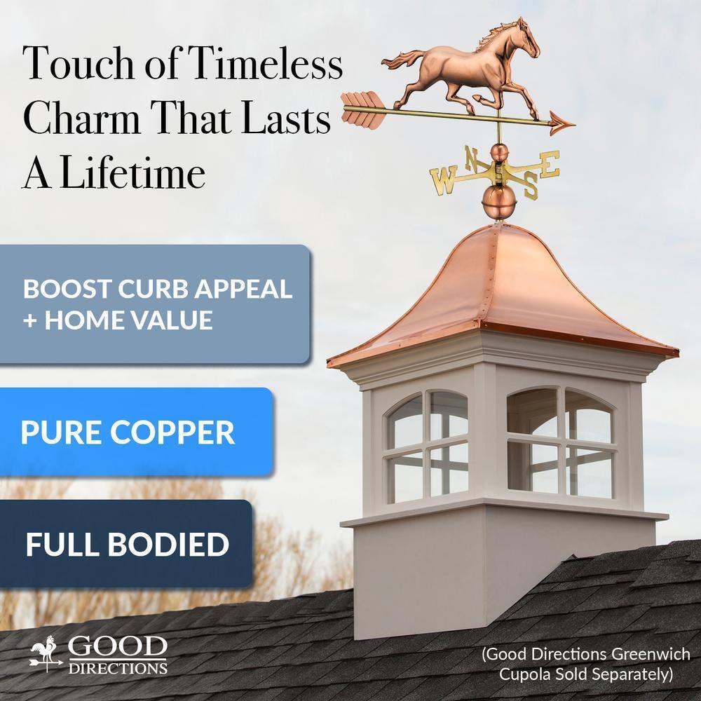 Good Directions 27'' H Metal Animals Weathervane