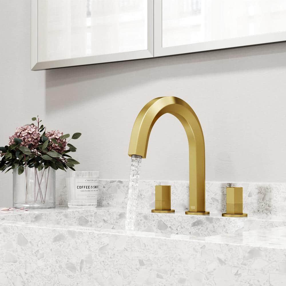 Hart 9" H Two Handle Widespread Bathroom Faucet