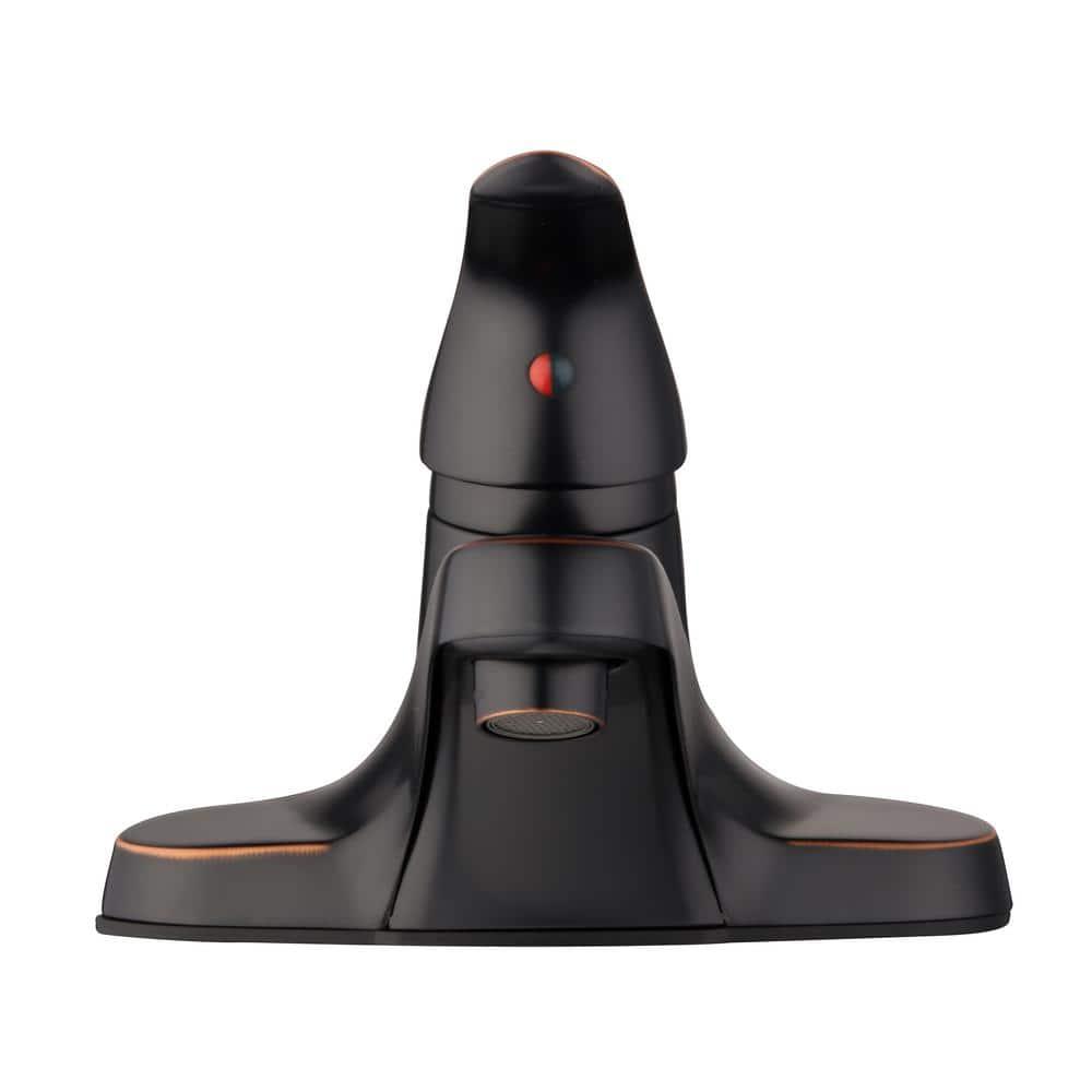 Middleton 4 in. Centerset 1-Handle Bathroom Faucet in Satin Nickel