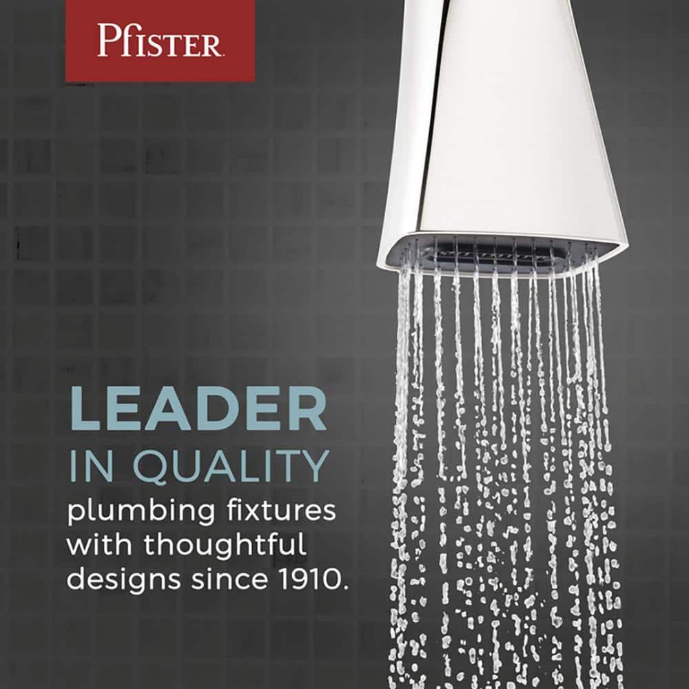 Vaneri Brushed Gold Square Wall Mounted Bathtub and Shower Faucet