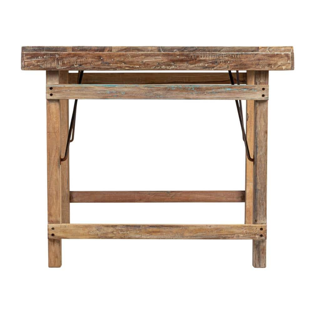 Steelside™ Elkanah Solid Wood Dining Table