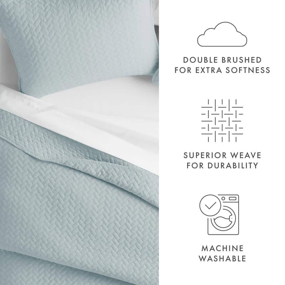 Becky Cameron Antora Microfiber Modern & Contemporary Coverlet / Bedspread Quilt Set