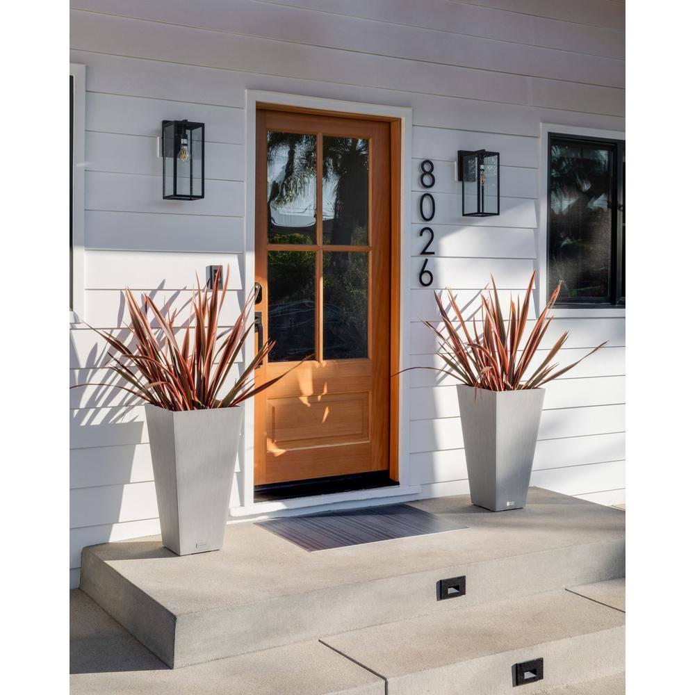 Veradek Pure Series Midland 30" Plastic Planter - Gray
