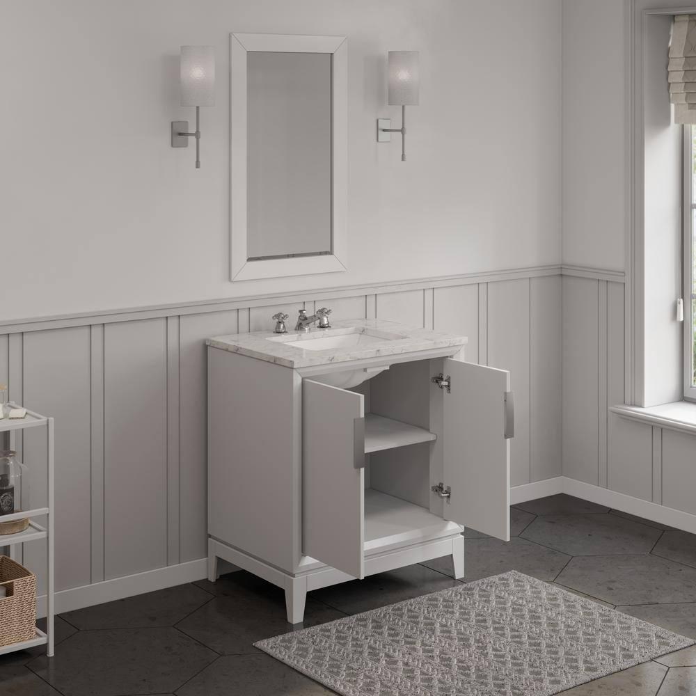 Elizabeth 30" Single Bathroom Vanity Set with Mirror