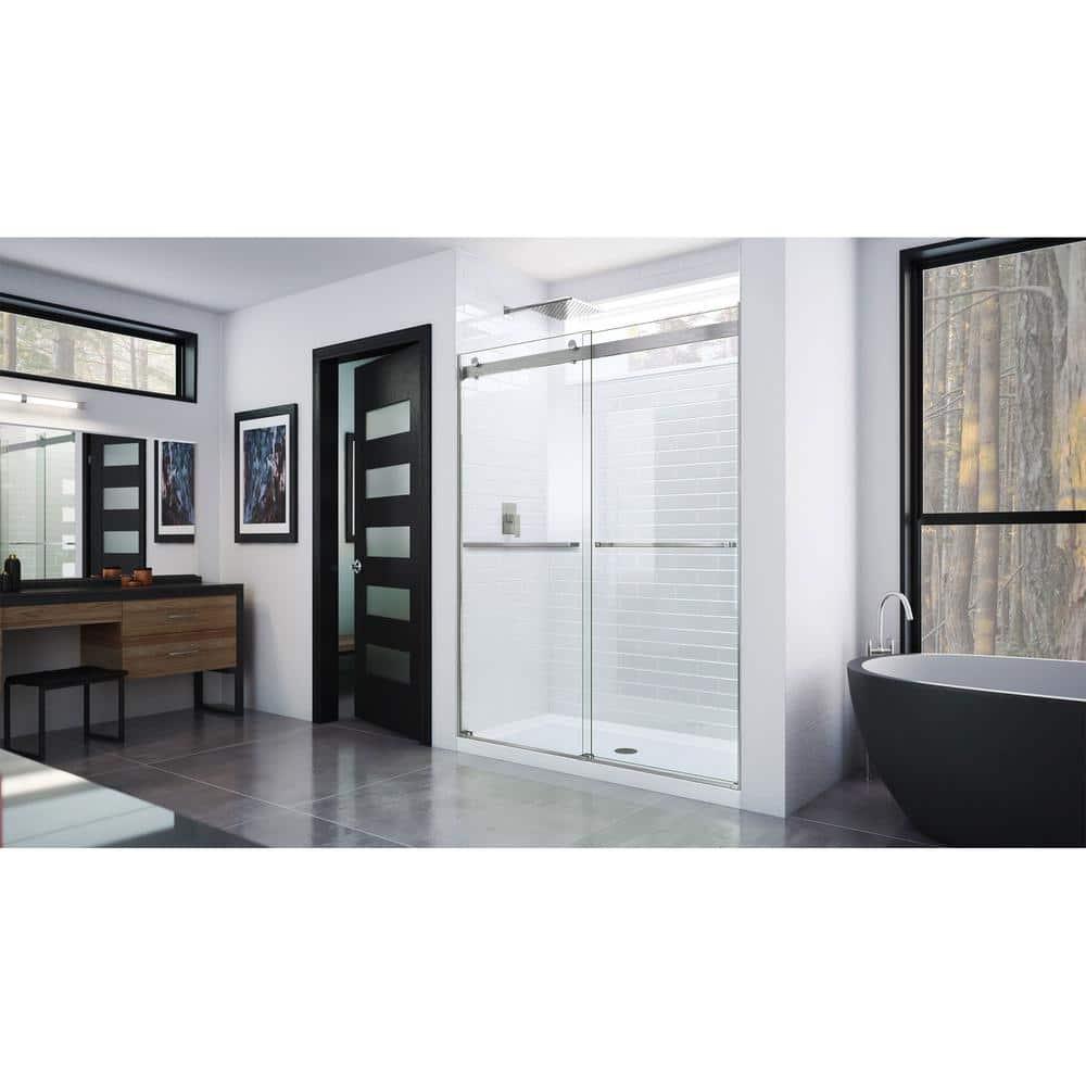 Essence 44" W x 76" H Frameless with ClearMax Technology Shower Door