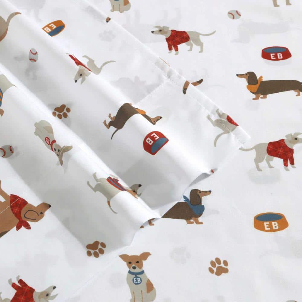 Eddie Bauer Buddy And Friends White Queen Sheet Set