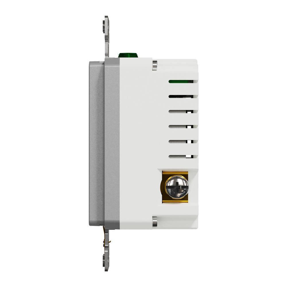 Square D by Schneider Electric X Series 15A 125V Wi-Fi Energy Monitoring Socket Outlet, Tamper Resistant, Needs Neutral Wire, Matter Certified, Compatible with Alexa, Google Home, Apple Home, Grey