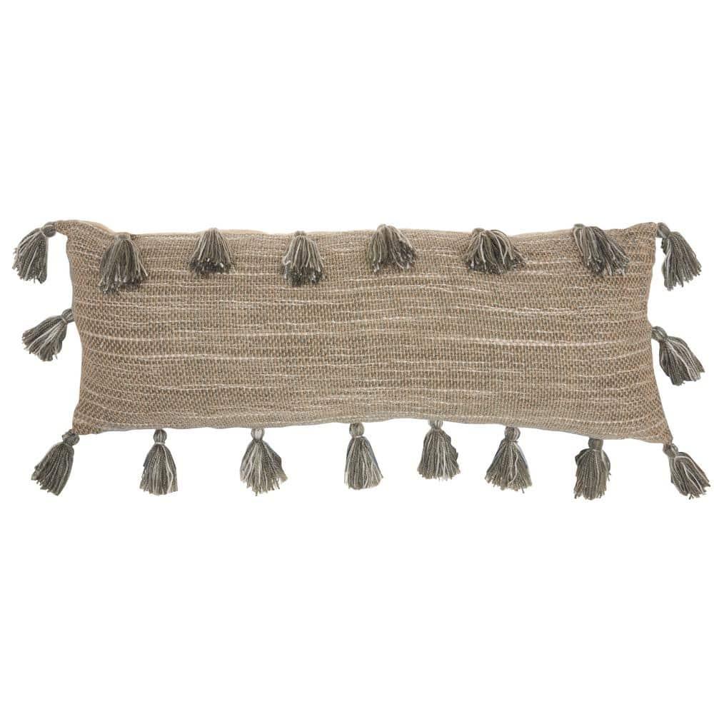Life Styles Woven with Tassels Throw Pillow - Mina Victory