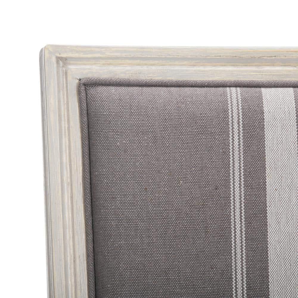 Buchanan 19''H French Brasserie Rectangle Side Chair (Set of 2) - Grey/Beige - Safavieh