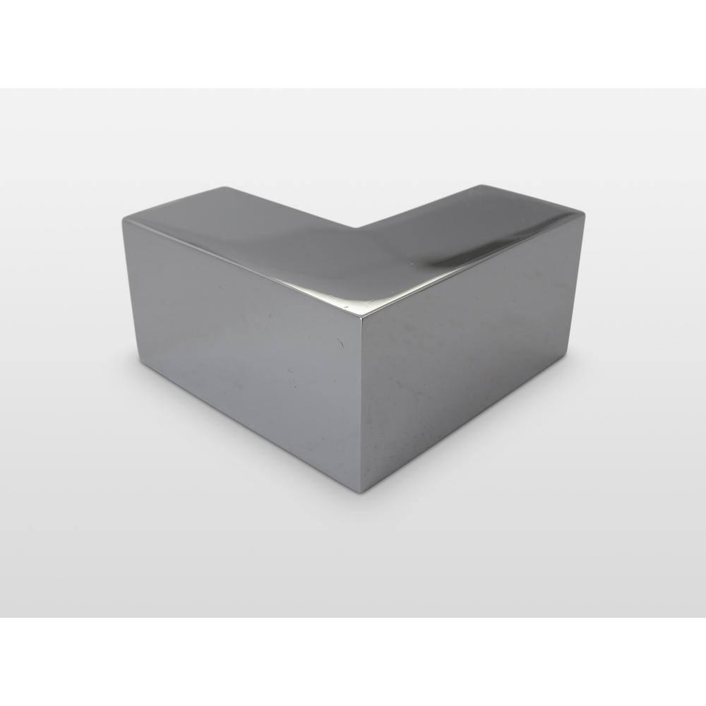 Illume 58 in. x 32 in. x 78 in. 90-degree Fully Frameless Wall Hinged Glass Shower Enclosure