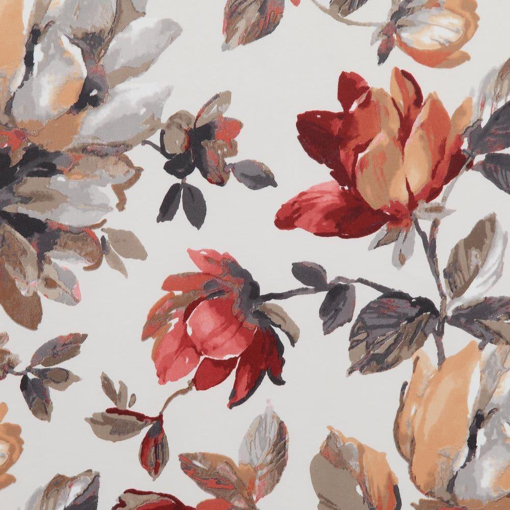 Sun Zero Irma Vintage Floral Blackout Grommet Curtain Panel, 40"x63", Stone