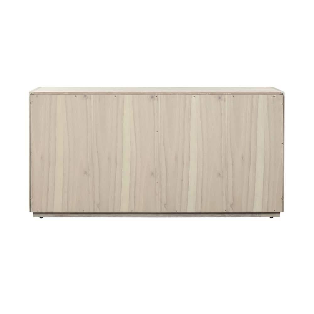 Abbey 6 Drawer Dresser in Gray Oak Wood