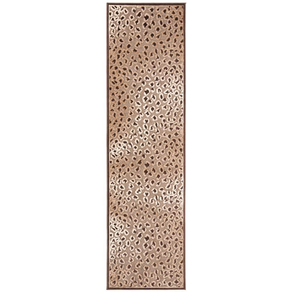 Paradise PAR84 Power Loomed Runner Rug - Beige/Brown - 2'2"x8' - Safavieh.