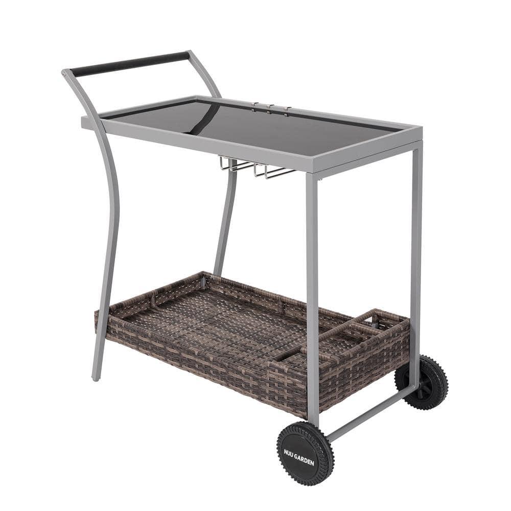 NUU GARDEN Metal Bar Cart