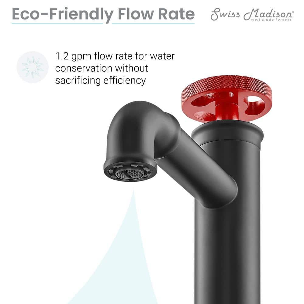 Avallon Single Hole, Single-Handle Wheel, Bathroom Faucet