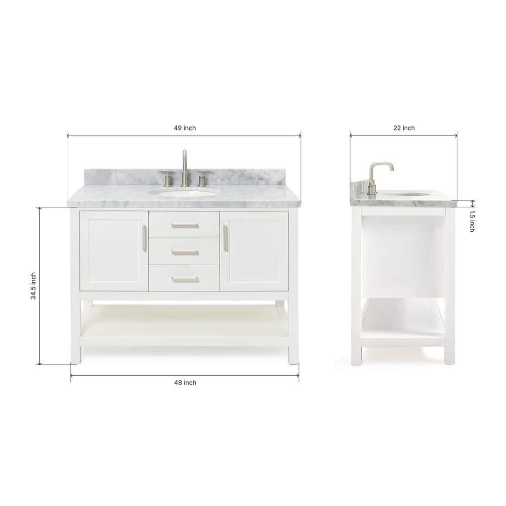 Bayhill 49'' W Single Vanity