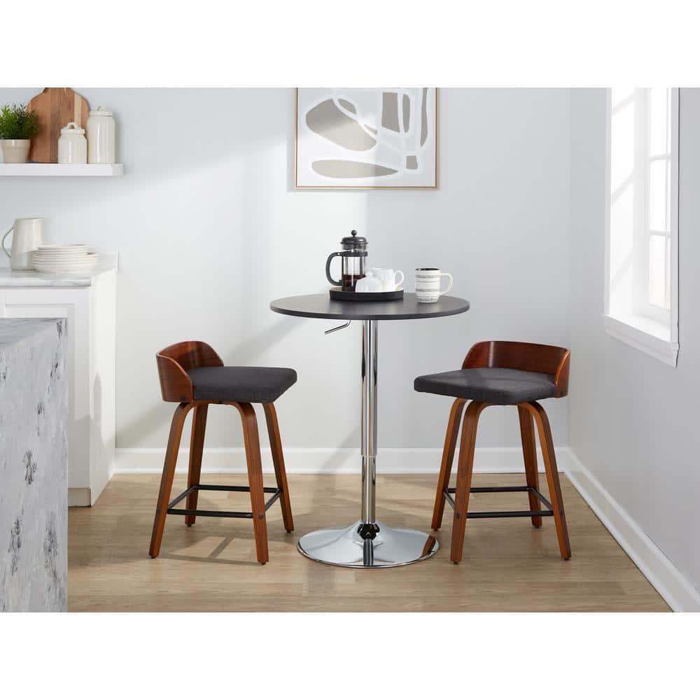 Swivel Upholstered Counter Stool