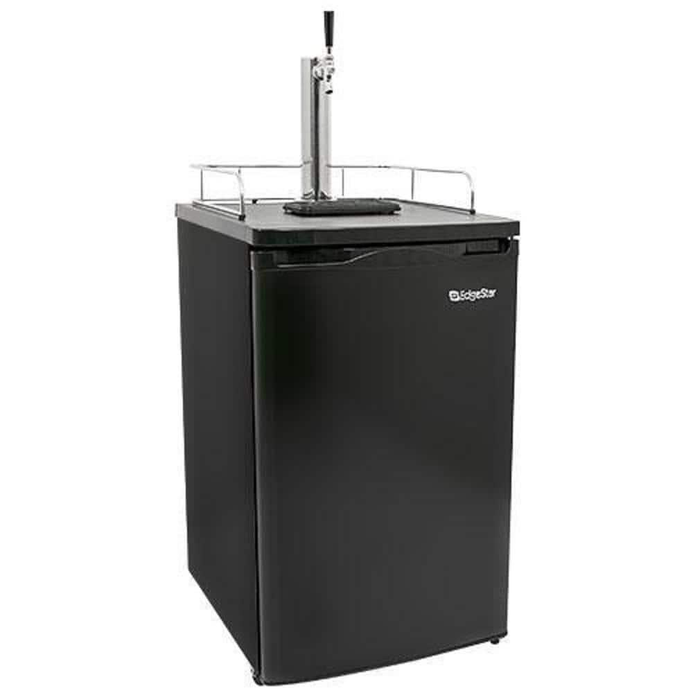 EdgeStar EdgeStar 4.9 Cubic Feet Single Tap Freestanding Kegerator with Adjustable Temperature