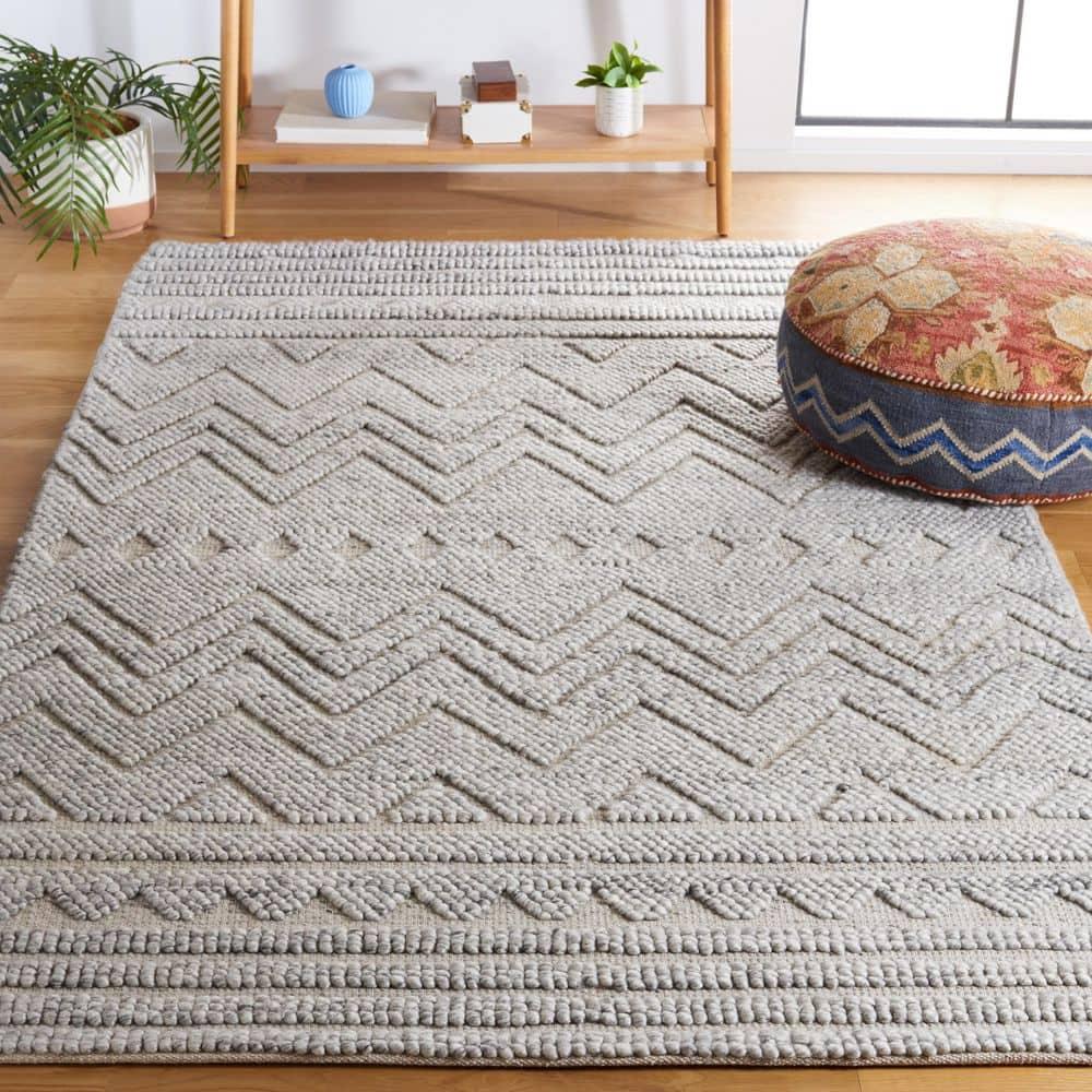 Natura NAT128 Hand Woven Indoor Accent Rug - Grey - 3'x5' - Safavieh