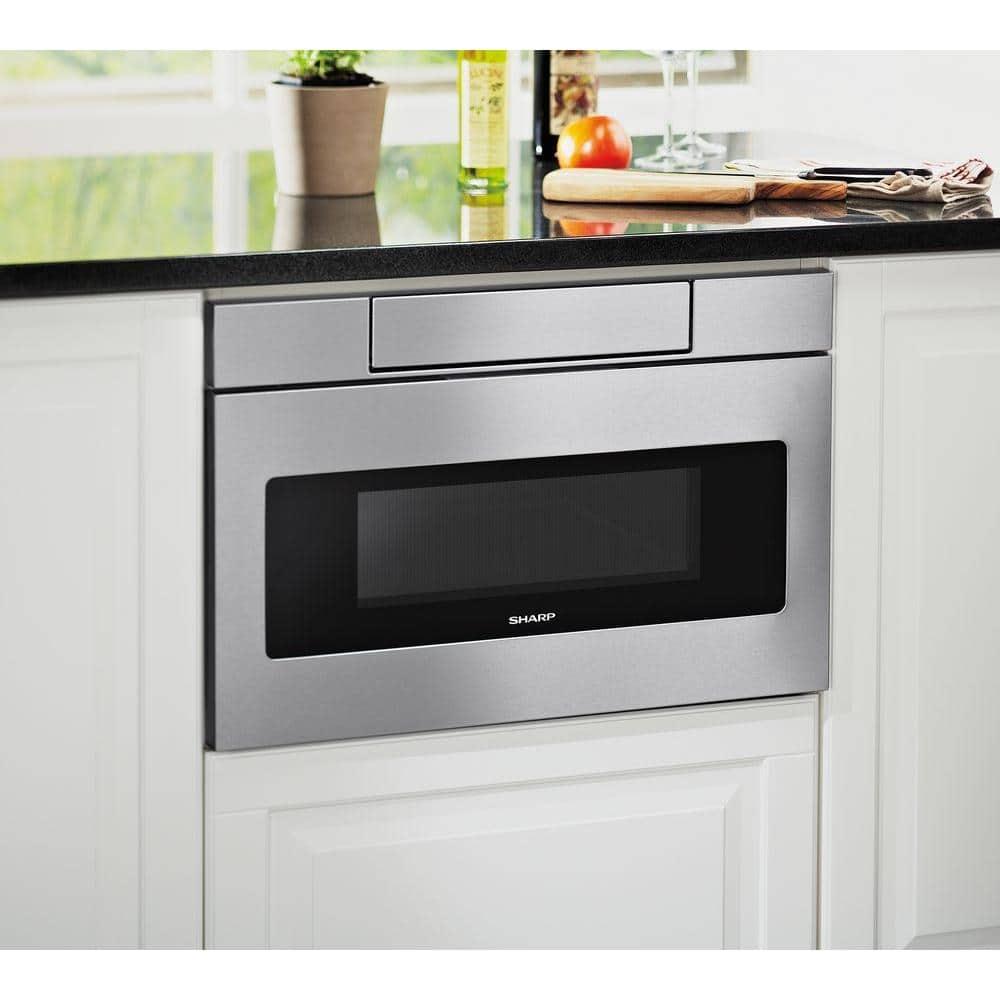 Sharp 23.875-in 1.2-cu ft 950 -Watt Low Profile Microwave Drawer ( Stainless Steel )