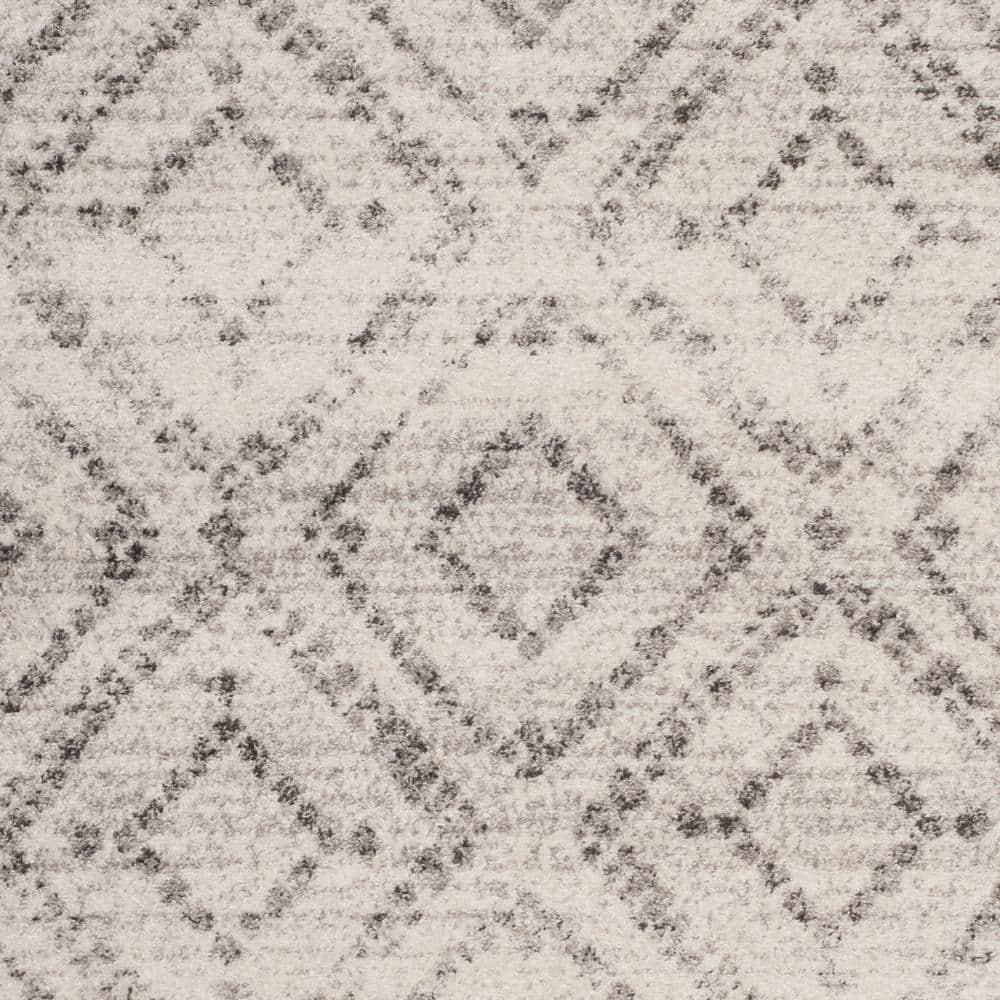 Adirondack ADR131 Machine Made Indoor Area Rug - Light Grey/Grey - 6'x9' - Safavieh