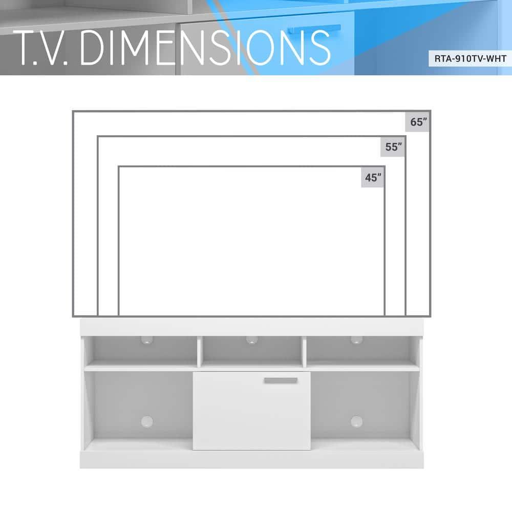 Techni Mobili Solid Wood TV Stand for TVs up to 60"