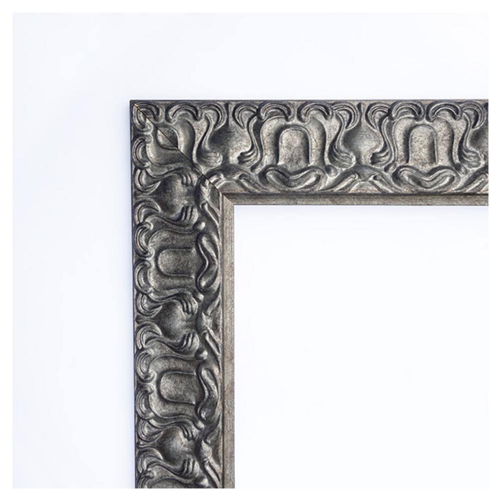 Amanti Art Silver Luxor Wood Picture Frame Opening Size 24x36 in.