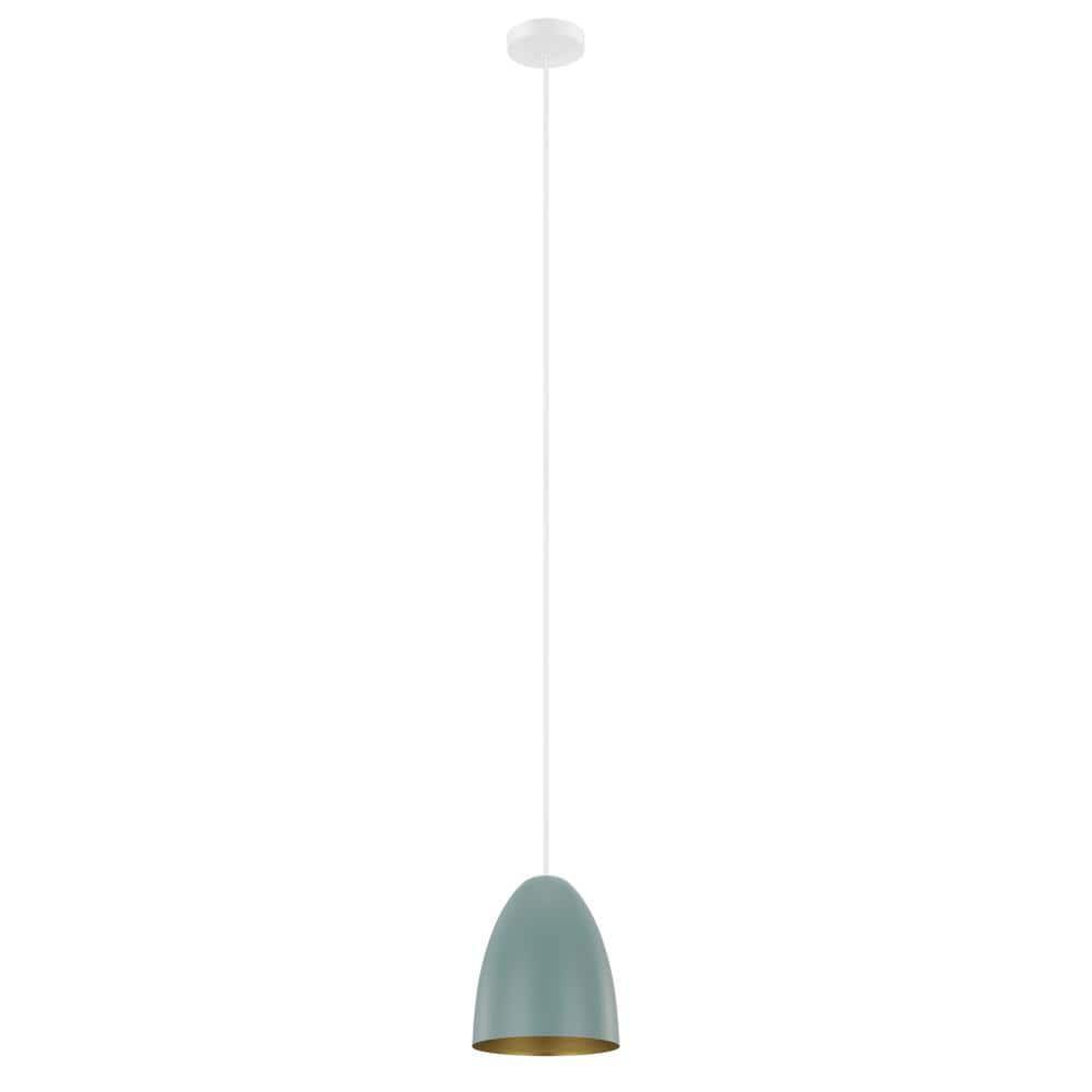 Modern Gold Bowl Pendant Light with LED and Incandescent Options