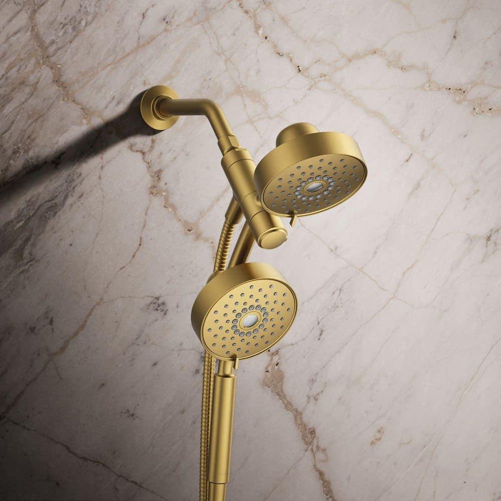 Kohler Purist® 2-In-1 Multifunction Shower Combo Kit, Showerhead and Handshower, Three Spray Settings