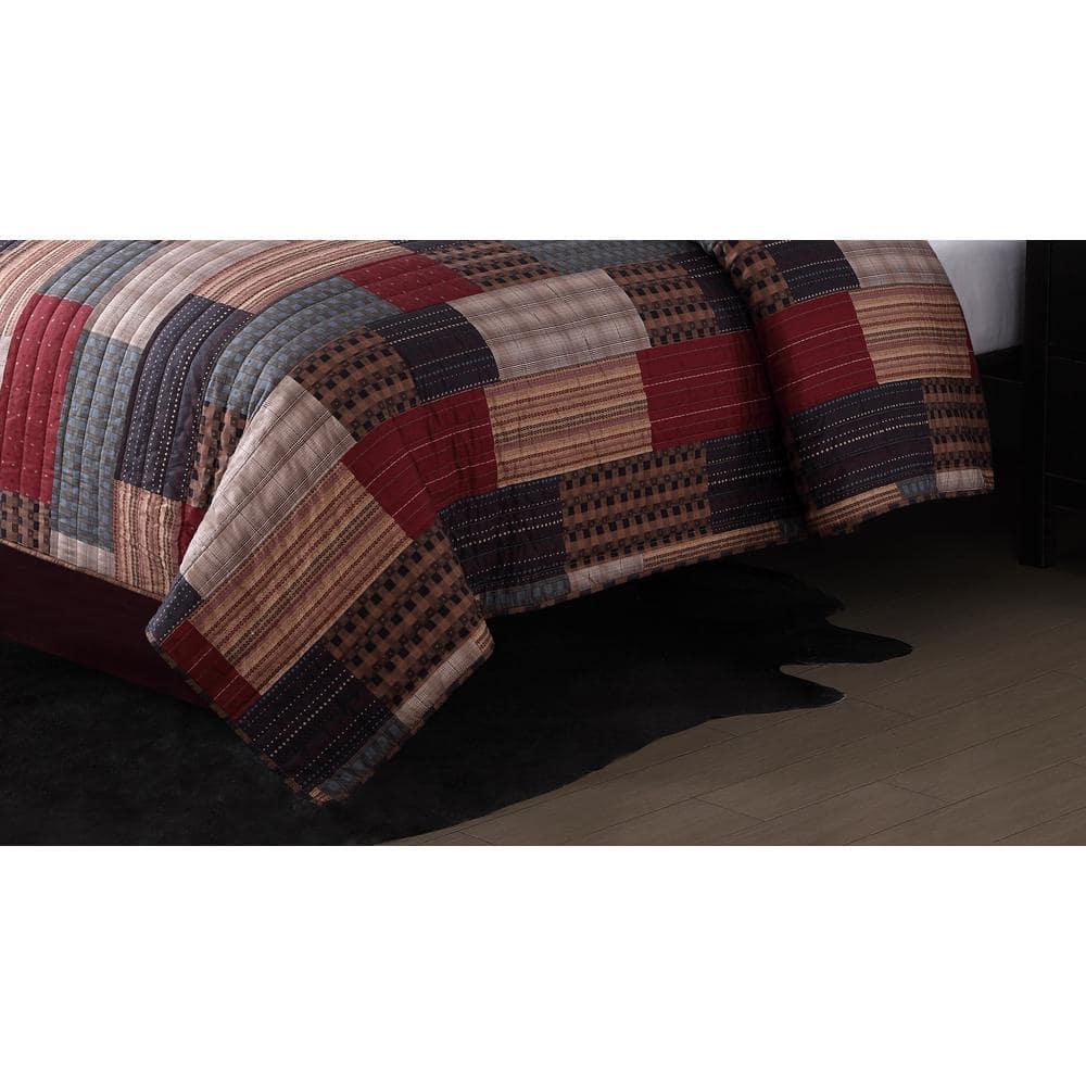 Remington Gunnison Rotary Modern & Contemporary Plaid Quilt Set