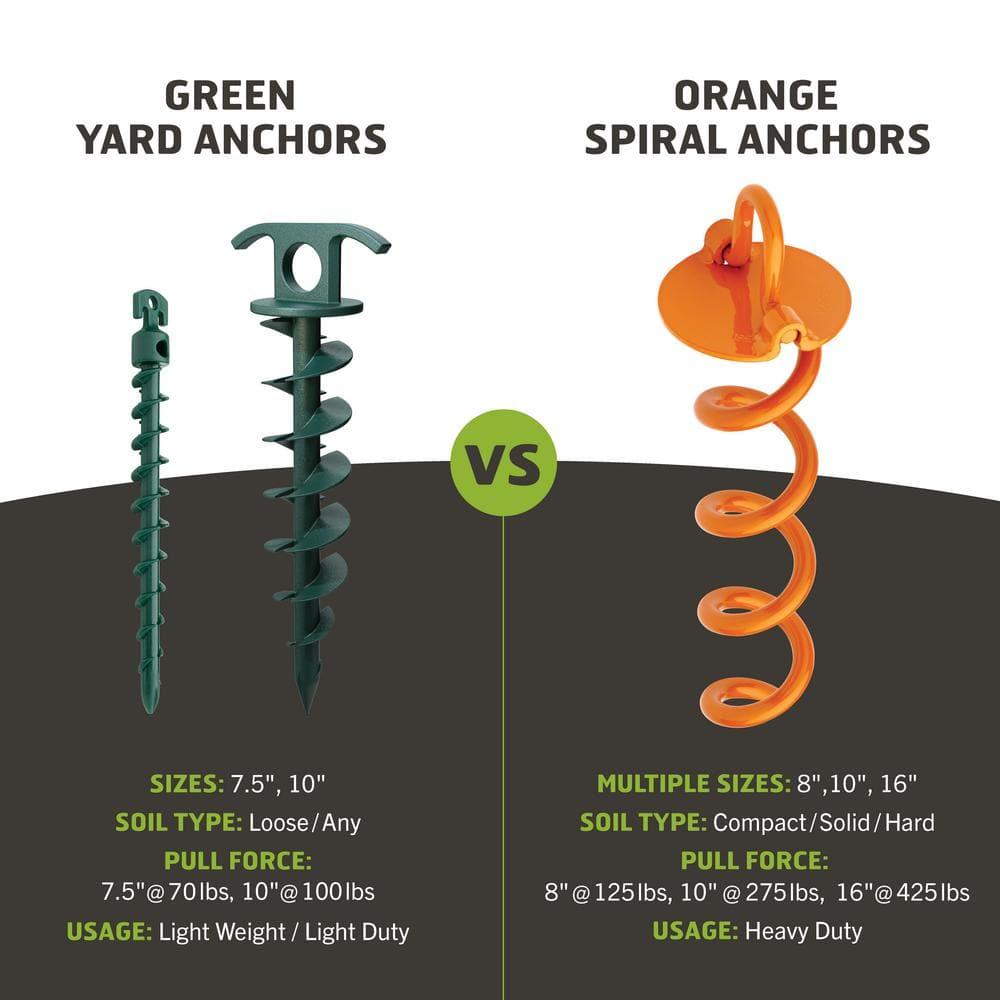 Vortex Gardening Ground Anchor (Set of 4)