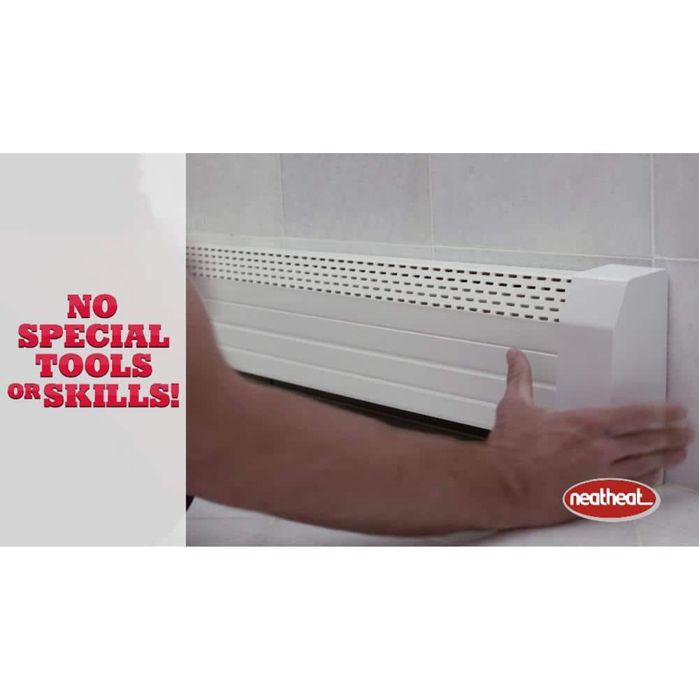 80/09 Tall Series 4 ft. Hot Water Hot Water Baseboard Cover (Not for Electric Baseboard)