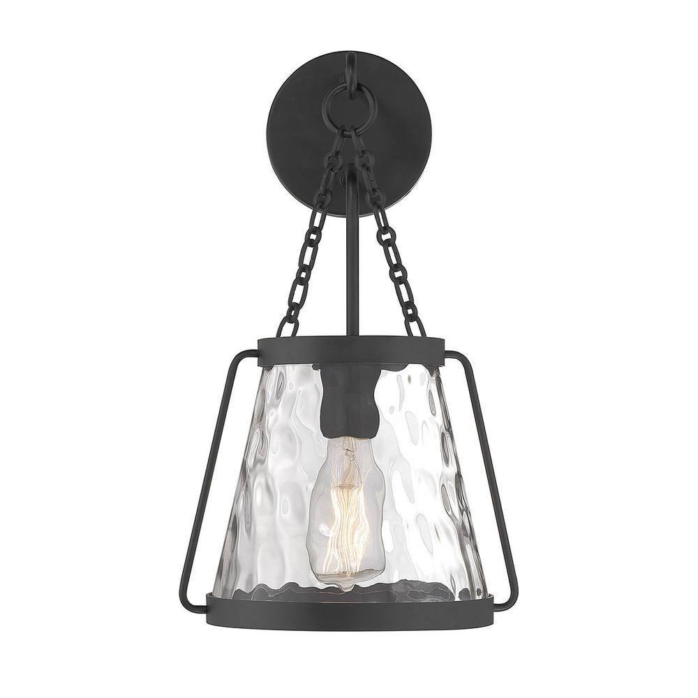 Savoy House Crawford 1 - Light Wall Light in  Matte Black